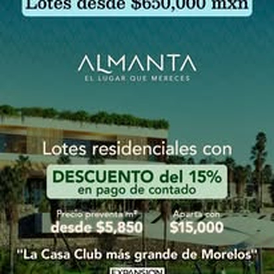 Lotes residenciales - publicación